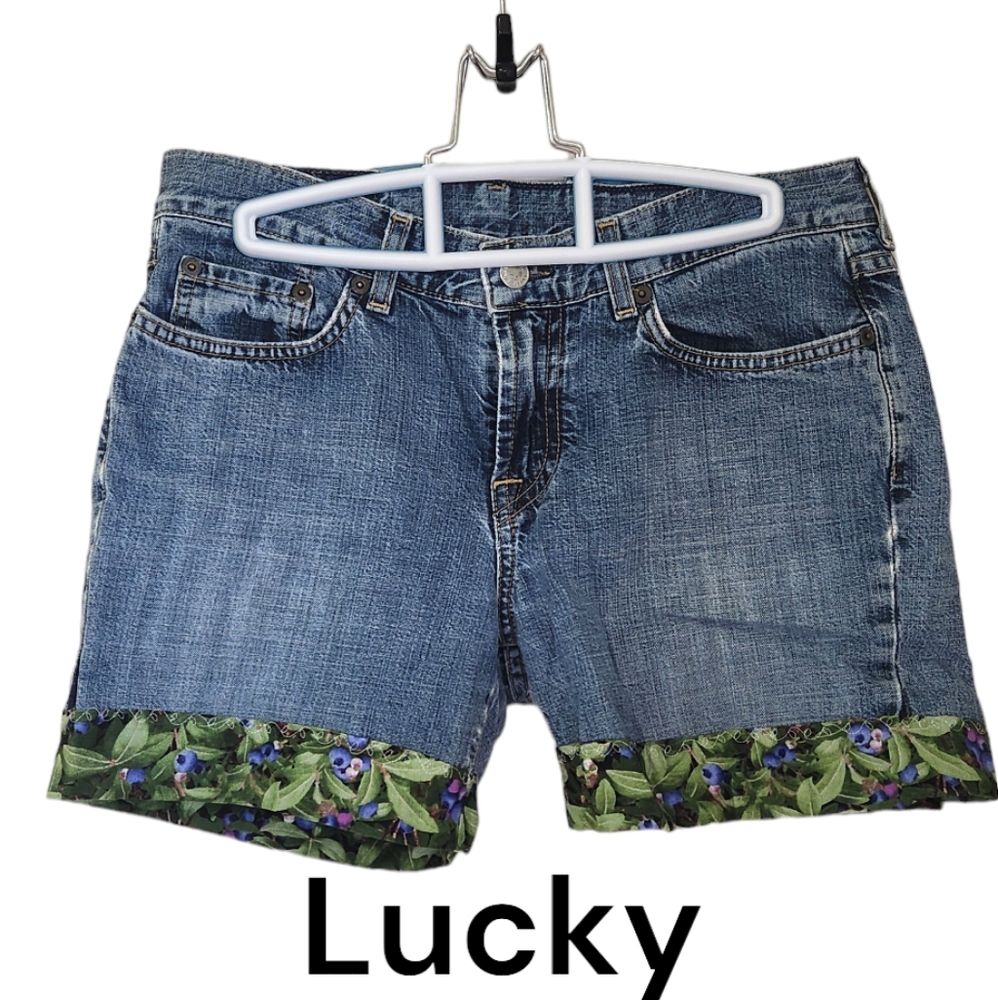 Lucky Brand Denim Upcycled  Shorts. Size 6 (28)